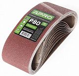 Шліфувальна стрічка нескінченна 75х458мм Р80 (10 шт) Apro 828043