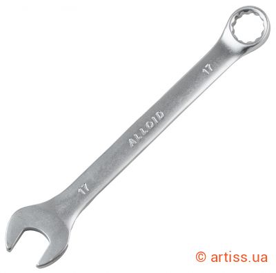 Фото ключ комбінований 17 мм alloid (к-2005-17)