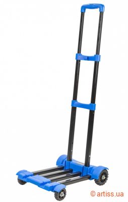 Фото візок складний з телескопічною ручкою до 50 кг forsage f-l013