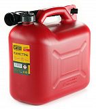 Каністра пластикова 10л HDPE з лійкою Сила 285102