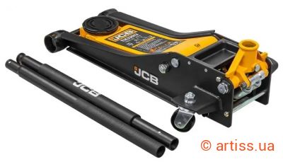 Фото домкрат підкатний гідравлічний низькопрофільний 3т jcb tools  jcb-th33013