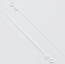 3) - Фото стяжка нейлонова кабельна з кріпленням 5x200 біла (100 шт) apro (ctrm-w5200)