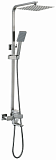 Душова система Lidz Kubis 1030 на три споживачі (з виливом) (k35) LDKUB1030NKS28538 Nickel