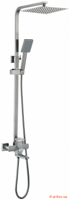 Купити Lidz Kubis 1030 на три споживачі (з виливом) (k35) LDKUB1030NKS28538 Nickel душова система Фото душова система lidz kubis 1030 на три споживачі (з виливом) (k35) ldkub1030nks28538 nickel
