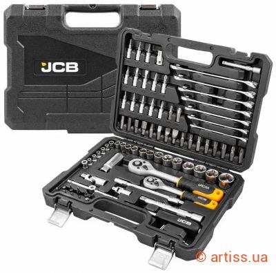 Фото набір инструментів 6-гранний 82 од 1/4", 3/8" jcb tools  jcb-4821-5ds