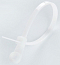 1) - Фото стяжка нейлонова кабельна з кріпленням 5x200 біла (100 шт) apro (ctrm-w5200)