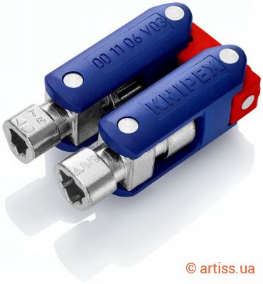 Фото ключ для електрошаф і систем замикання doublejoint knipex 00 11 06 v03
