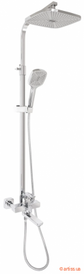 Купити Lidz Wawel 1030 на три споживачі (з виливом) (k35) LDWAW1030CRM45391 Chrome душова система Фото душова система універсальна lidz wawel 1030 на три споживачі (з виливом) (k35) ldwaw1030crm45391 chrome