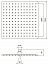 5) - Фото лійка для верхного душу lidz niagara 230 прямокутна 300х300 мм (51 10 104 30) nickel