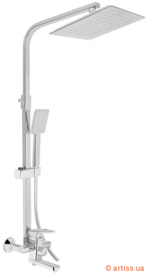 Купити Lidz Sofi 1030 на три споживачі (з виливом) (k35) LDSOF1030CRM44975 Chrome душова система Фото душова система універсальна lidz sofi 1030 на три споживачі (з виливом) (k35) ldsof1030crm44975 chrome