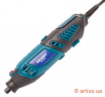 Фото пряма шліфувальна машина електрична (гравер) 300 вт 32000 об./хв. зенит профи  згп-300 м