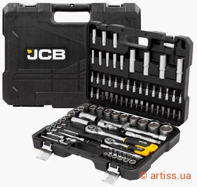 Фото набір инструментів 6-гранний 94 од 1/2", 1/4" jcb tools  jcb-4941-5