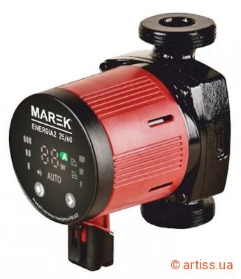 Купити Marek Energia 2 25/60-130 насос циркуляційний з частотним регулюванням Фото циркуляційний насос marek energia 2 25/60-130