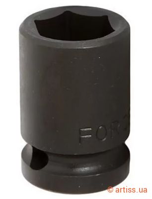 Фото головка ударна шестигранна 12 мм 1/4" forsage (f-42512)
