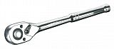 Tpіcкaчкa 1/4" 72 зубця 250мм з металевою ручкою Apro (257016)