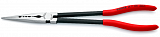 Плоскогубці монтажні з поперечним профілем та довгим захватом Knipex L=280 мм (28 71 280)