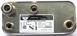 17B1951400 Теплообменник вторичный на газовый котел (14 пластин)