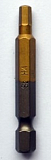 Біта Maxidrill Тітан 1/4" L50мм HEX Н4 (10 шт. у блістері) (500-071)