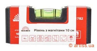Купити Vitals 10 см з магнітами рівень Фото рівень 10 см з магнітами vitals (181782)