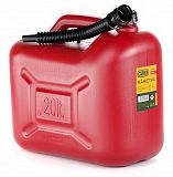 Каністра пластикова 20л HDPE з лійкою Сила 285103
