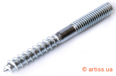 Фото гвинт-шуруп м6x80мм (шпилька дворізьбова) torx (1100 шт.) apro (3so6080-с)