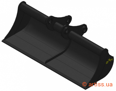 Фото ківш планувальний на екскаватор-навантажувач jcb 3cx / 4сх з ножем hardox 1500 мм дзм (нв 150)