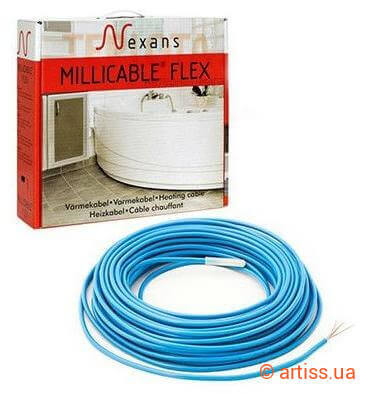 Фото кабель двухжильный nexans millicabl flex - 24,9 (375 вт)