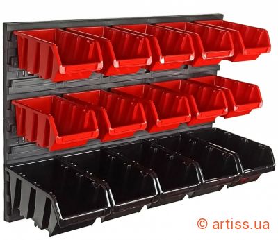 Фото панель для інструментів 58х39см 15 контейнерів kistenberg mix561