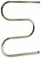 2) - Фото полотенцесушитель змеевик 25 500 х 400 (нерж)