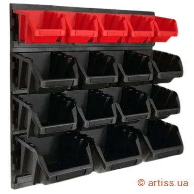 Фото панель 39х39см з 16 контейнерами kistenberg mix582