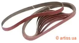 Фото набір шліфувальних стрічок 13х457мм р40, р80, р120 (10 шт) dewalt dt3607