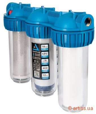 Придбати Aquastrong MP3 10-3P 3/4" (MP3-10334) фільтр Фото фільтр магістральний aquastrong mp3 10-3p 3/4" (mp3-10334)