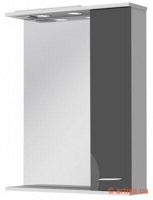 Фото зеркало ювента франческа фшнз2-65 черный (правое)