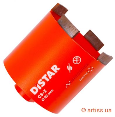 Фото свердло алмазне 82мм dds-w 082x70xm16 cs-x distar 10170085573
