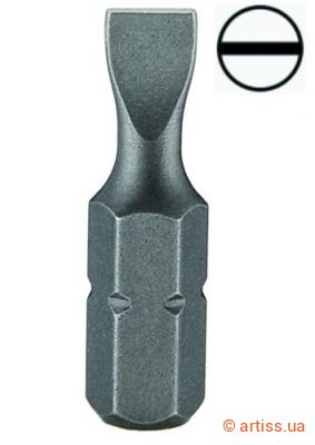 Купити Force 1/4" L25мм SL3x0.5 біта Фото біта 1/4" l25мм sl3x0.5 force (1232503)