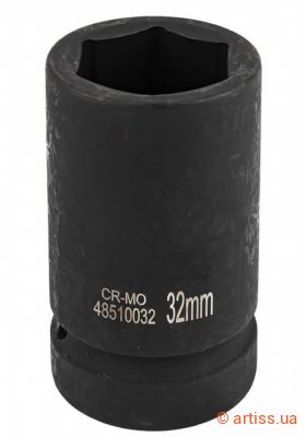 Фото головка ударна шестигранна глибока 32 мм 1" forsage (f-48510032)