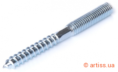 Фото гвинт-шуруп м8x80мм (шпилька дворізьбова) torx (25 шт.) apro (3so8080)