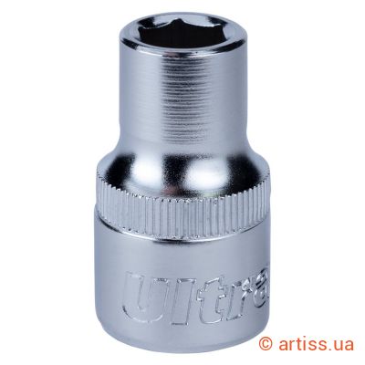 Купити Ultra 1/2" 8 мм 6-ти гранна головка стандартна Фото головка 1/2" 8 мм 6-ти гранна ultra (6070082)