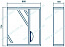 2) - Фото зеркало для ванны аквазис консул z1 65 венге (правое)
