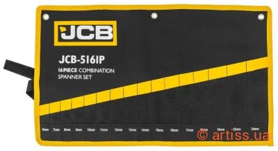 Фото чохол (полотно) для ключів під 16 од. jcb tools  jcb-5161p-p