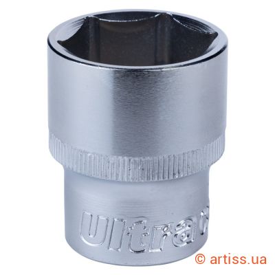 Купити Ultra 1/2" 19 мм 6-ти гранна головка стандартна Фото головка 1/2" 19 мм 6-ти гранна ultra (6070192)