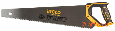 Фото ножівка по дереву ingco l=500 мм industrial (hhas28500)