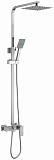Душова система Lidz Kubis 1031 на три споживачі (з виливом) (k35) LDKUB1031NKS43380 Nickel