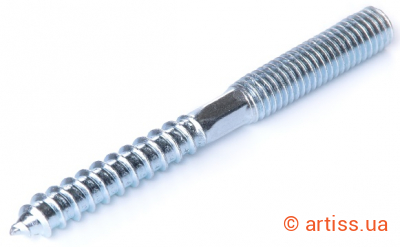 Фото гвинт-шуруп м8x80мм (шпилька дворізьбова) torx (650 шт.) apro (3so8080-с)