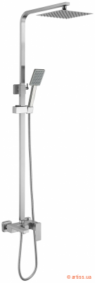 Купити Lidz Kubis 1031 на три споживачі (з виливом) (k35) LDKUB1031NKS43380 Nickel душова система Фото душова система lidz kubis 1031 на три споживачі (з виливом) (k35) ldkub1031nks43380 nickel