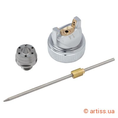 Придбати Sigma HVLP Ø1.4 мм для 6812051, 6812131, 6812141, 6812151 фарборозпилювач пневматичний Фото комплект форсунки hvlp ø1.4 мм для 6812051, 6812131, 6812141, 6812151 sigma (6817381)