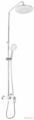 Купити Lidz Latwa 1030 на три споживачі (з виливом) (k35) LDLAT1030WHI45427 White душова система Фото душова система універсальна lidz latwa 1030 на три споживачі (з виливом) (k35) ldlat1030whi45427 white