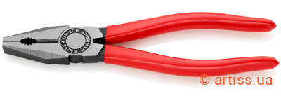 Купити Knipex комбіновані L=200 мм пасатижі Фото пасатижі комбіновані knipex l=200 мм (03 01 200)