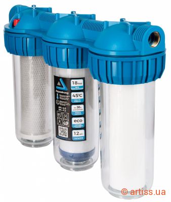 Придбати Aquastrong MP3 10-3P 1" (MP3-10310) фільтр Фото фільтр магістральний aquastrong mp3 10-3p 1" (mp3-10310)