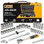 2) - Фото набір 6-ти гранних головок 1/2" 36 предметів jcb tools  jcb-4362m